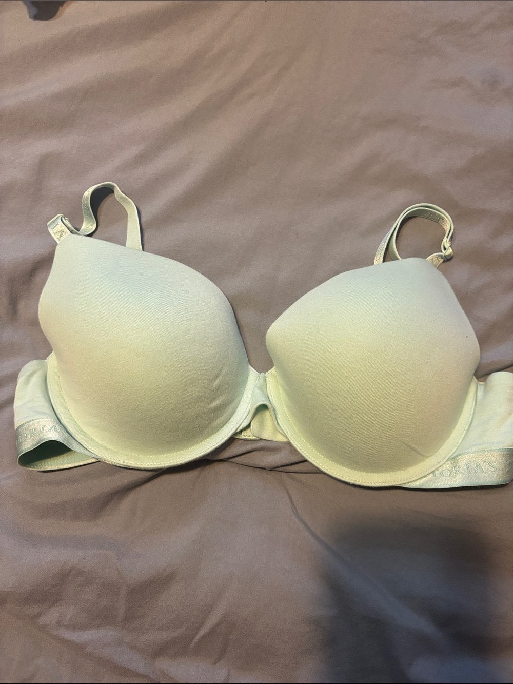 Victoria's Secret NWOT Light Mint Green Push-Up Bra 38C